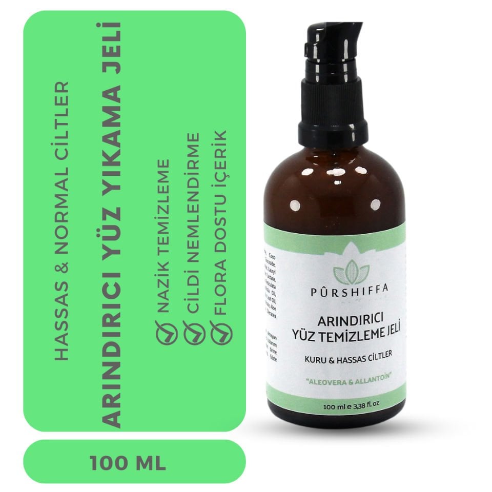 Pürshiffa Arındırıcı Yüz Temizleme Jeli 100 ml