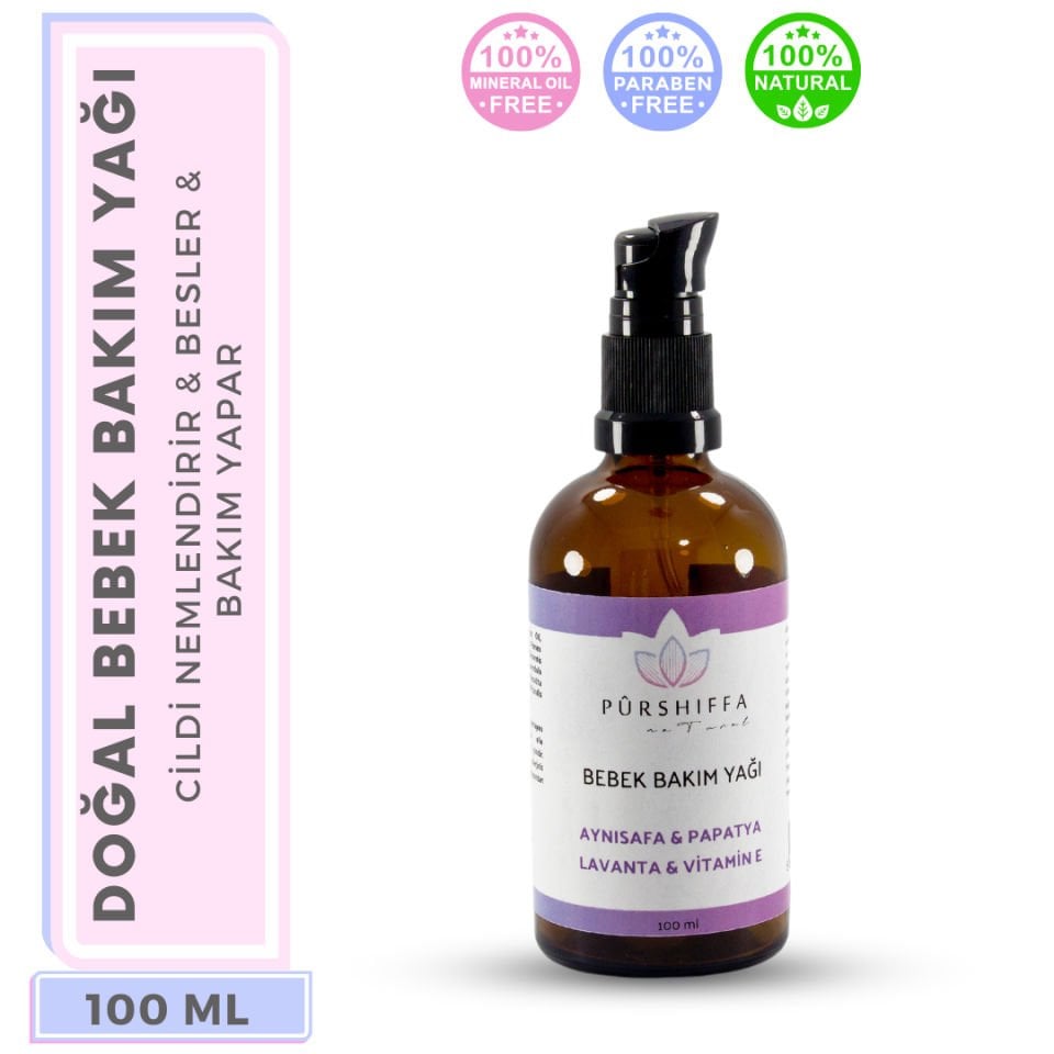 Pürshiffa Doğal Bebek Bakım Yağı 100 ml