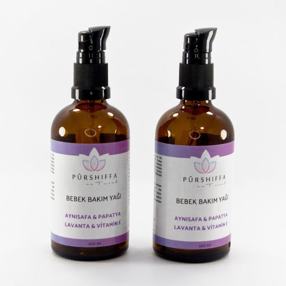 Pürshiffa Doğal Bebek Bakım Yağı 100 ml