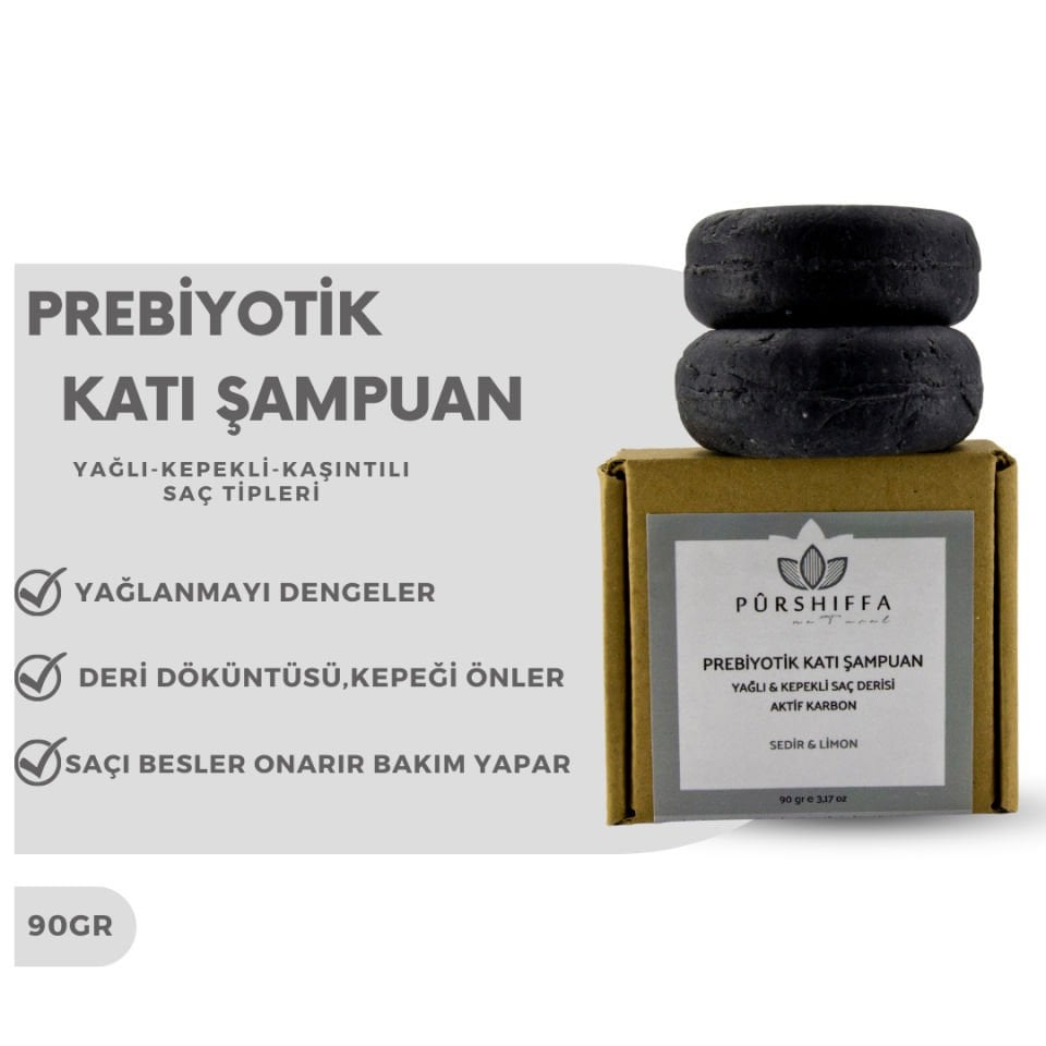 Pürshiffa Prebiyotik Katı Şampuan 90 gr