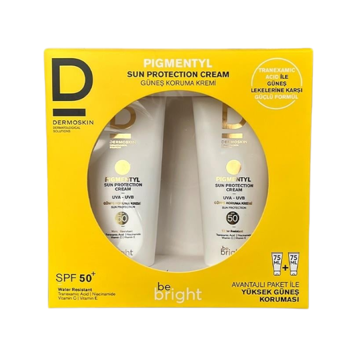 Dermoskin Pigmentyl Sun Protection SPF50+ Cream 75ml 2'li SET