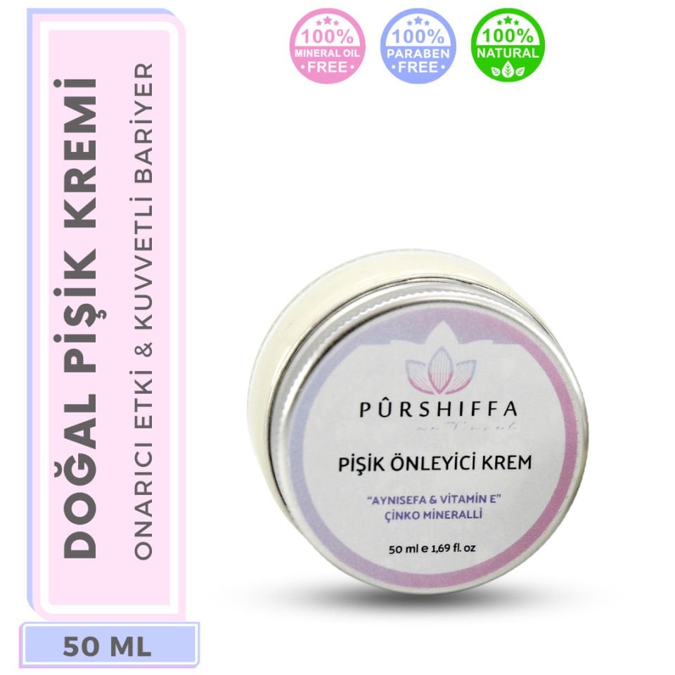 Pürshiffa Doğal Pişik Önleyici Krem 50 ml