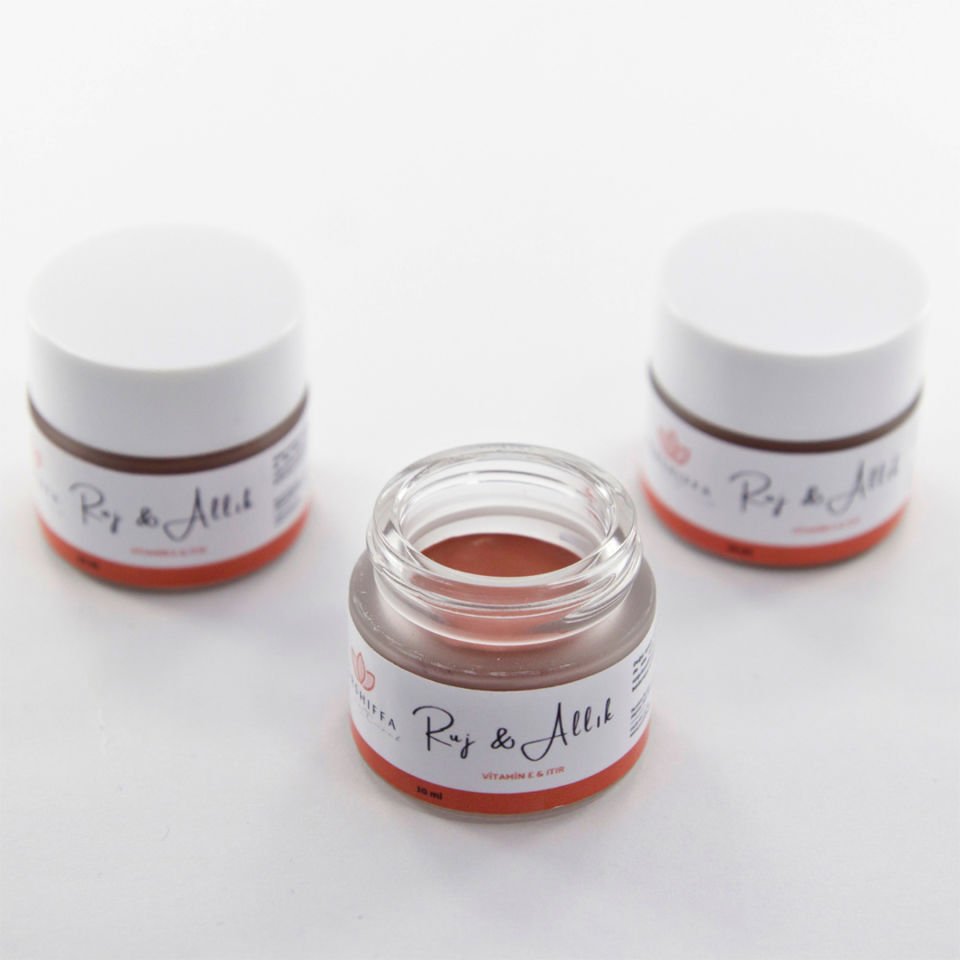 Pürshiffa Bitkisel İçerikli Doğal Ruj Allık 5 GR (Kavanoz) Nude Soft