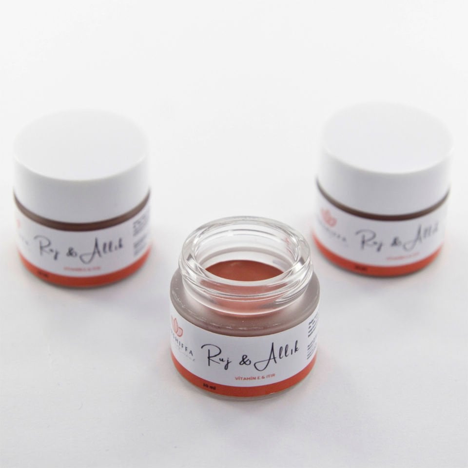 Pürshiffa Bitkisel İçerikli Doğal Ruj Allık 5 GR (Kavanoz) Nude Soft