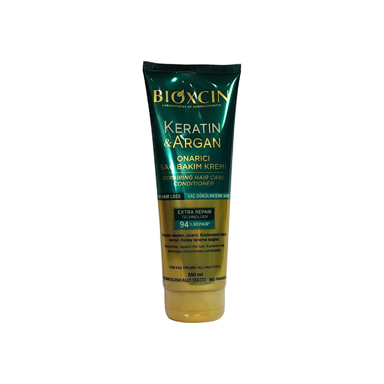 Bioxcin Keratin ve Argan Onarıcı Saç Bakım Kremi 250 mL