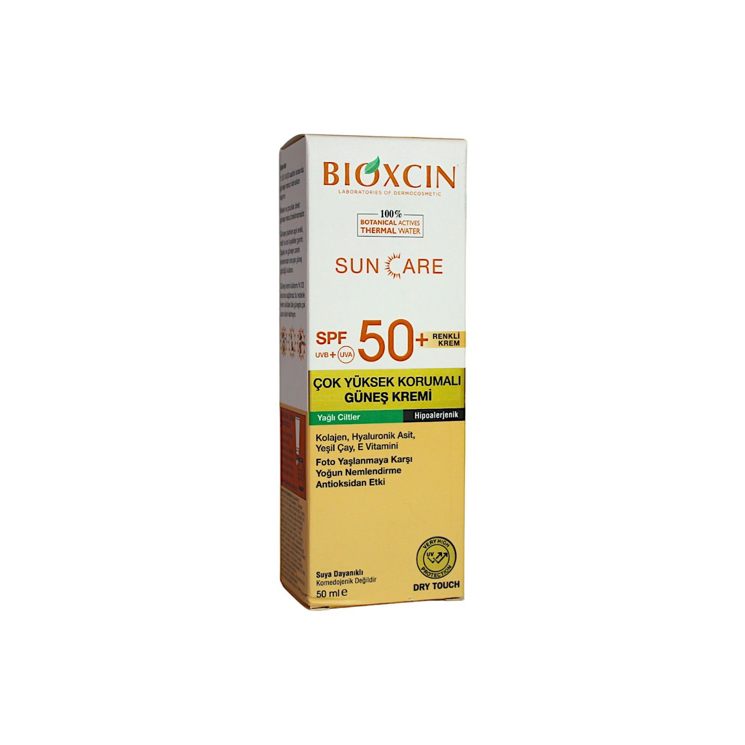 Bioxcin Sun Care Yağlı Ciltler için Güneş Kremi SPF 50+ 50 mL (Renkli)
