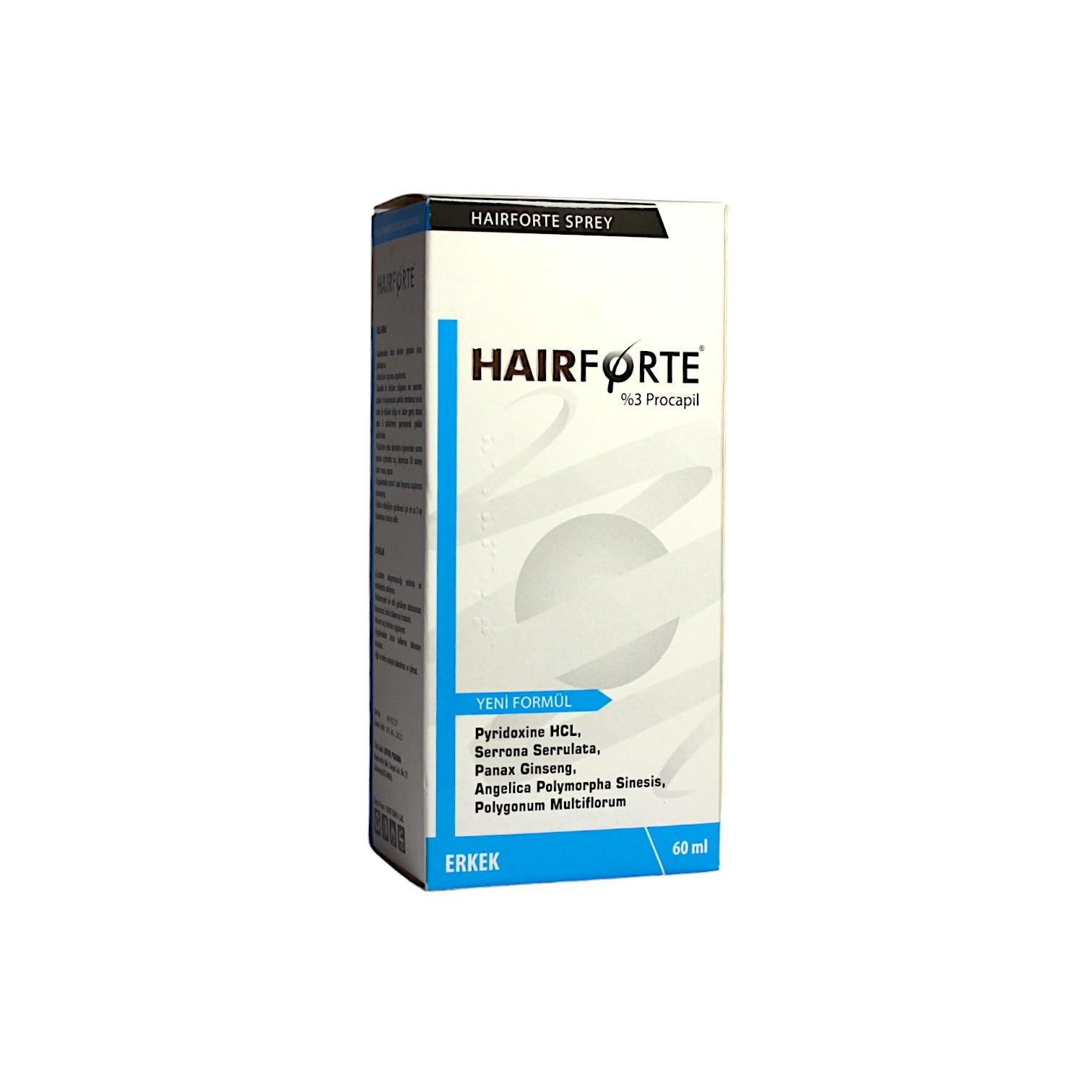 Hair Forte Sprey Erkek %3 Procapil 60 mL