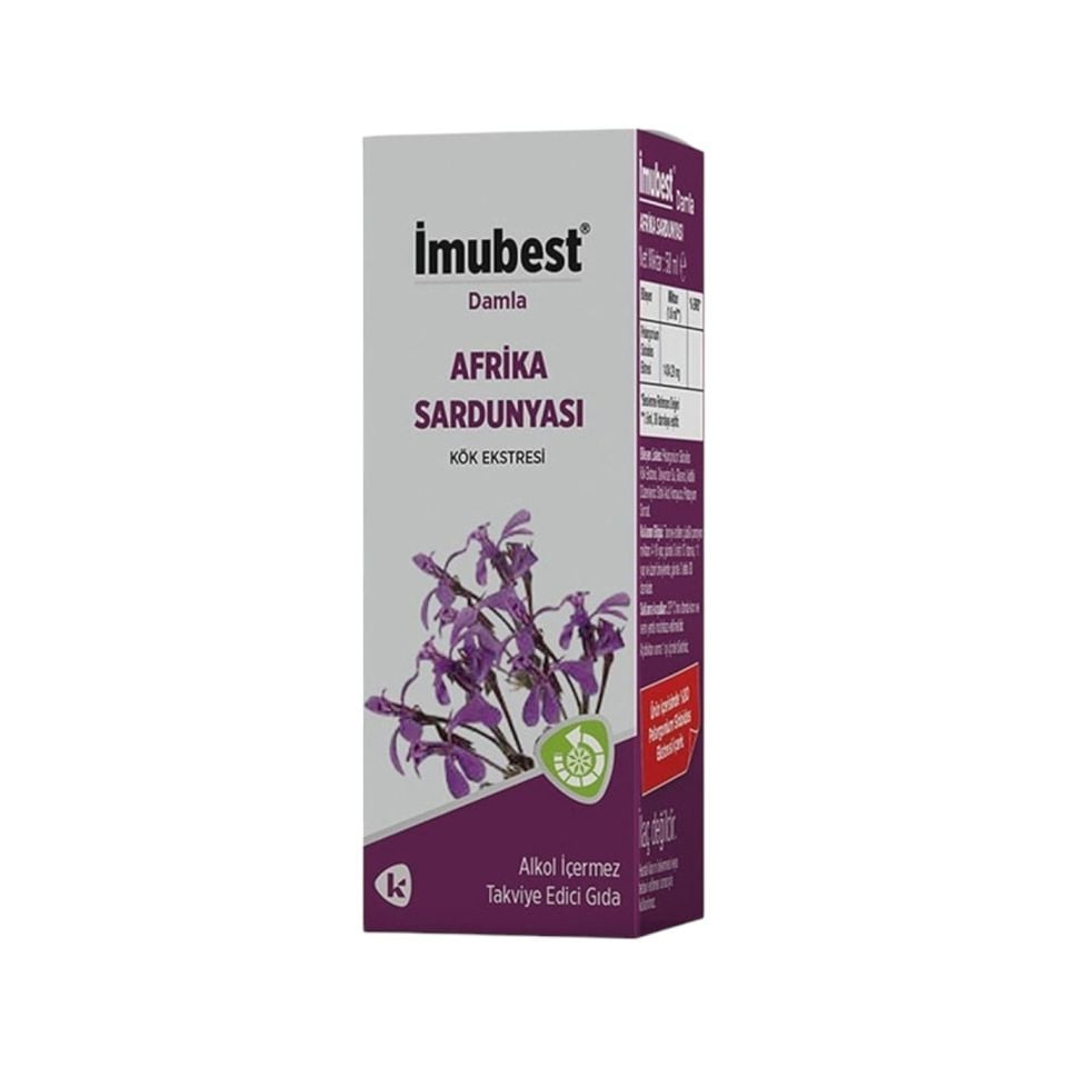 İmubest Pelargonium Sidoides - Afrika Sardunyası Damla Alkolsüz 50 ml