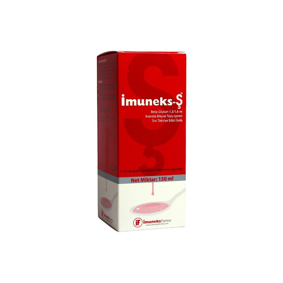 İmuneks Takviye Edici Gıda Şurup 150 mL
