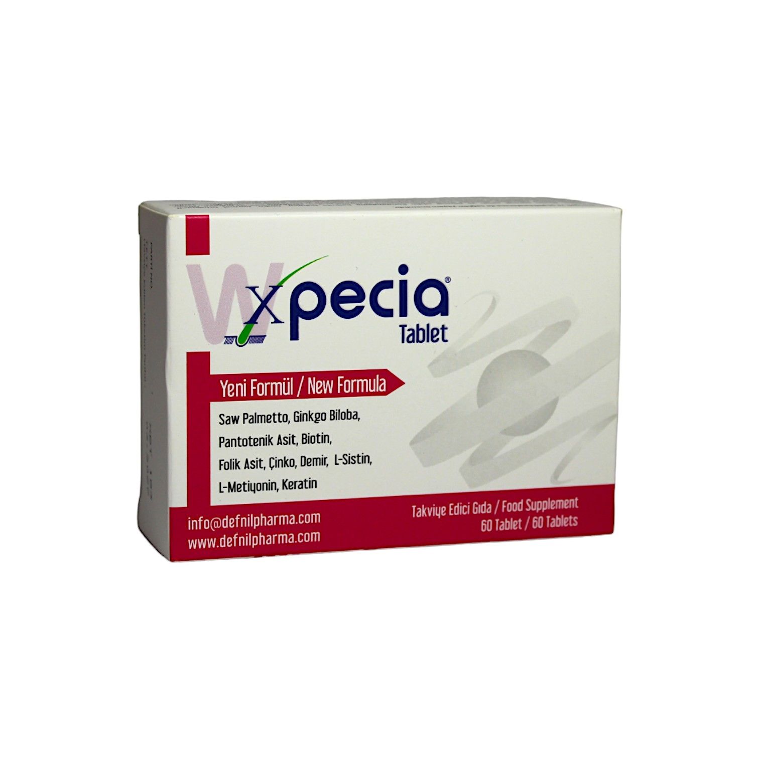 Xpecia Kadın Tipi Saç Dökülmesi İçin Bitkisel 60 Tablet