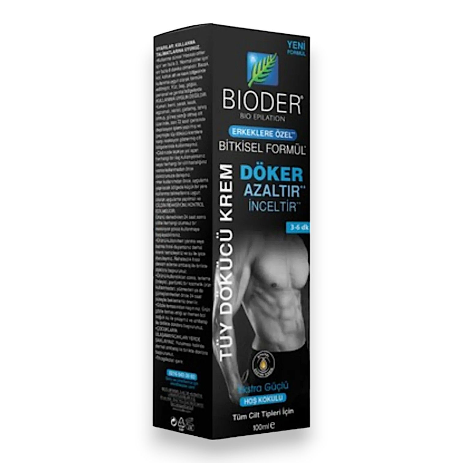 Bioder Erkekler İçin Tüy Dökücü Krem 100 mL
