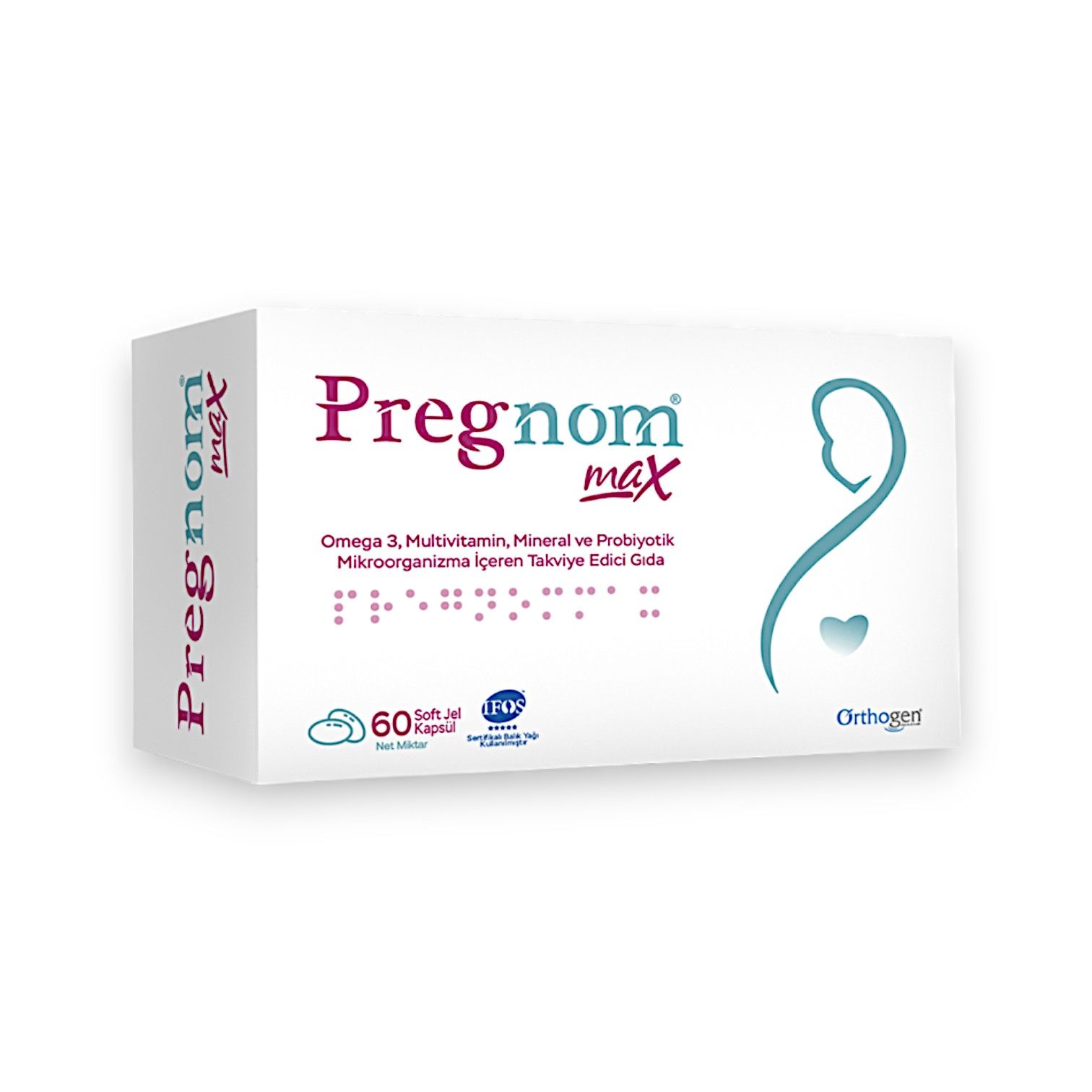 Pregnom Max 60 Soft Jel Kapsül