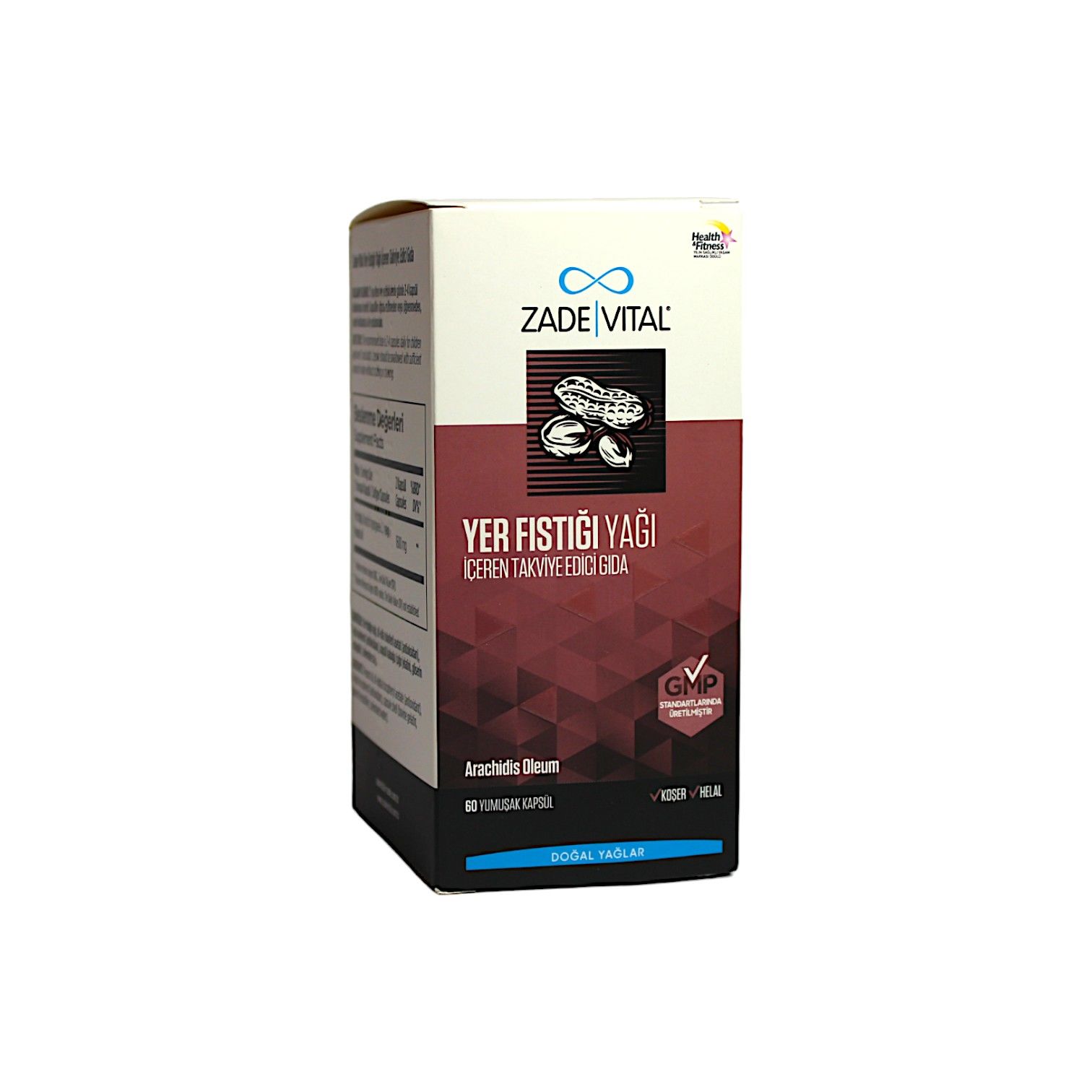 Zade Vital Yer Fıstığı Yağı 60 Yumuşak Kutu Kapsül