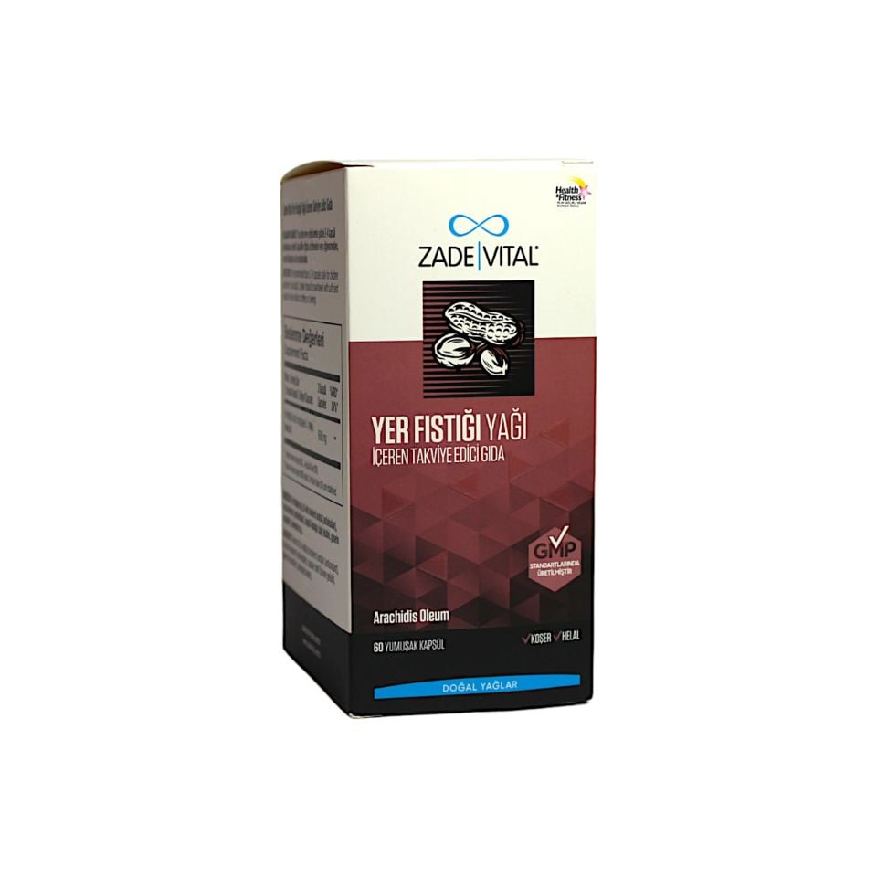 Zade Vital Yer Fıstığı Yağı 60 Yumuşak Kutu Kapsül