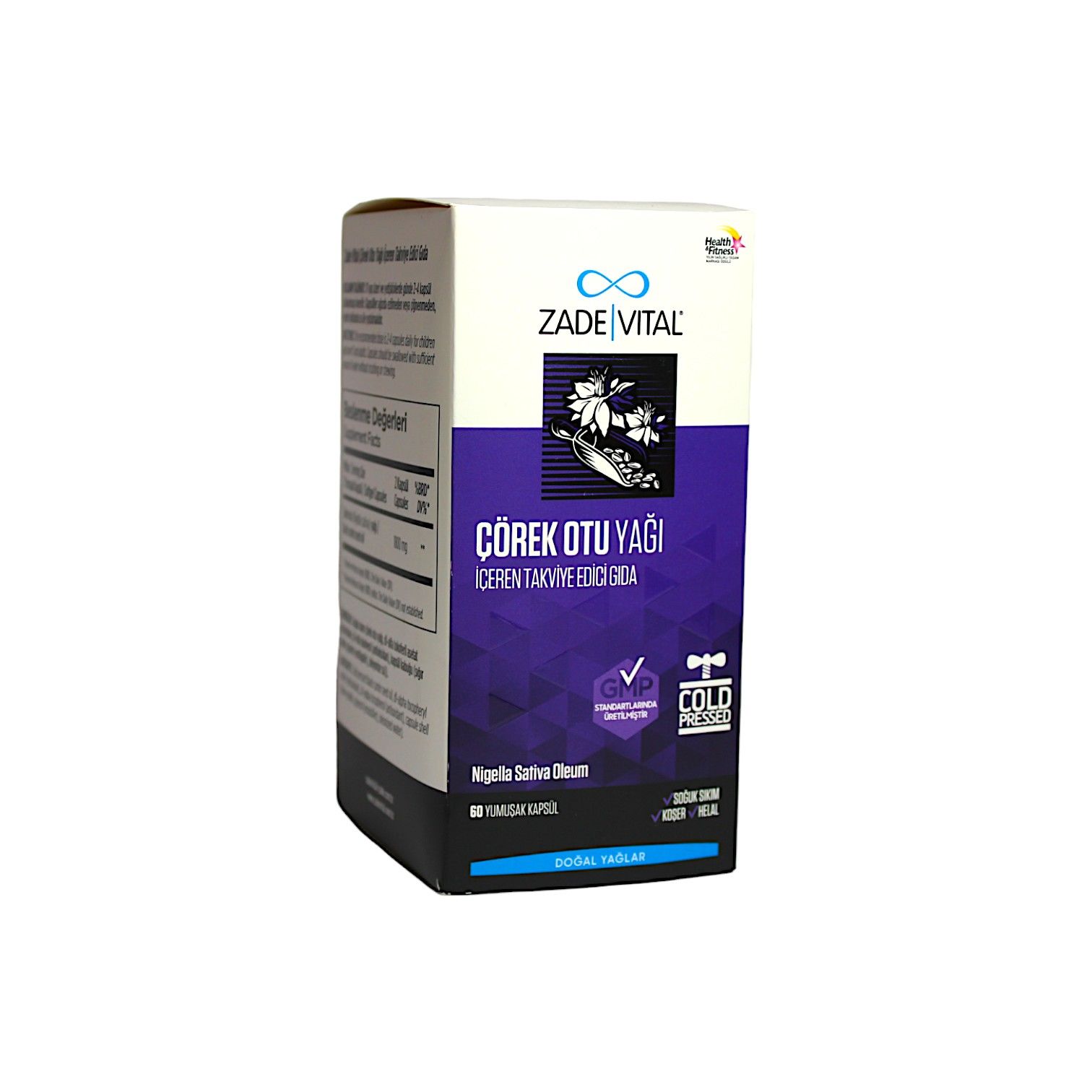 Zade Vital Çörek Otu Yağı Blister 60 Kapsül