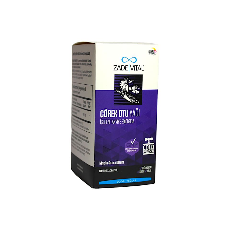 Zade Vital Çörek Otu Yağı Blister 60 Kapsül