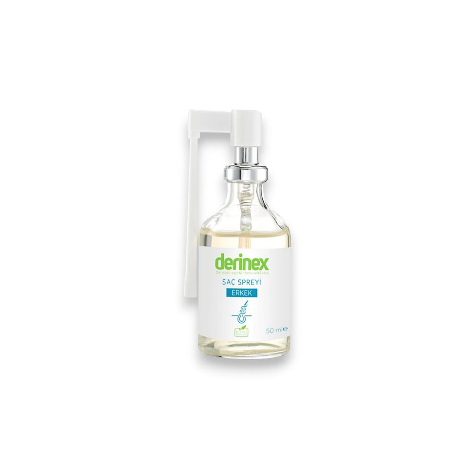 Derinex Saç Dökülmesine Karşı Etkili Saç Spreyi - Erkek 50 mL