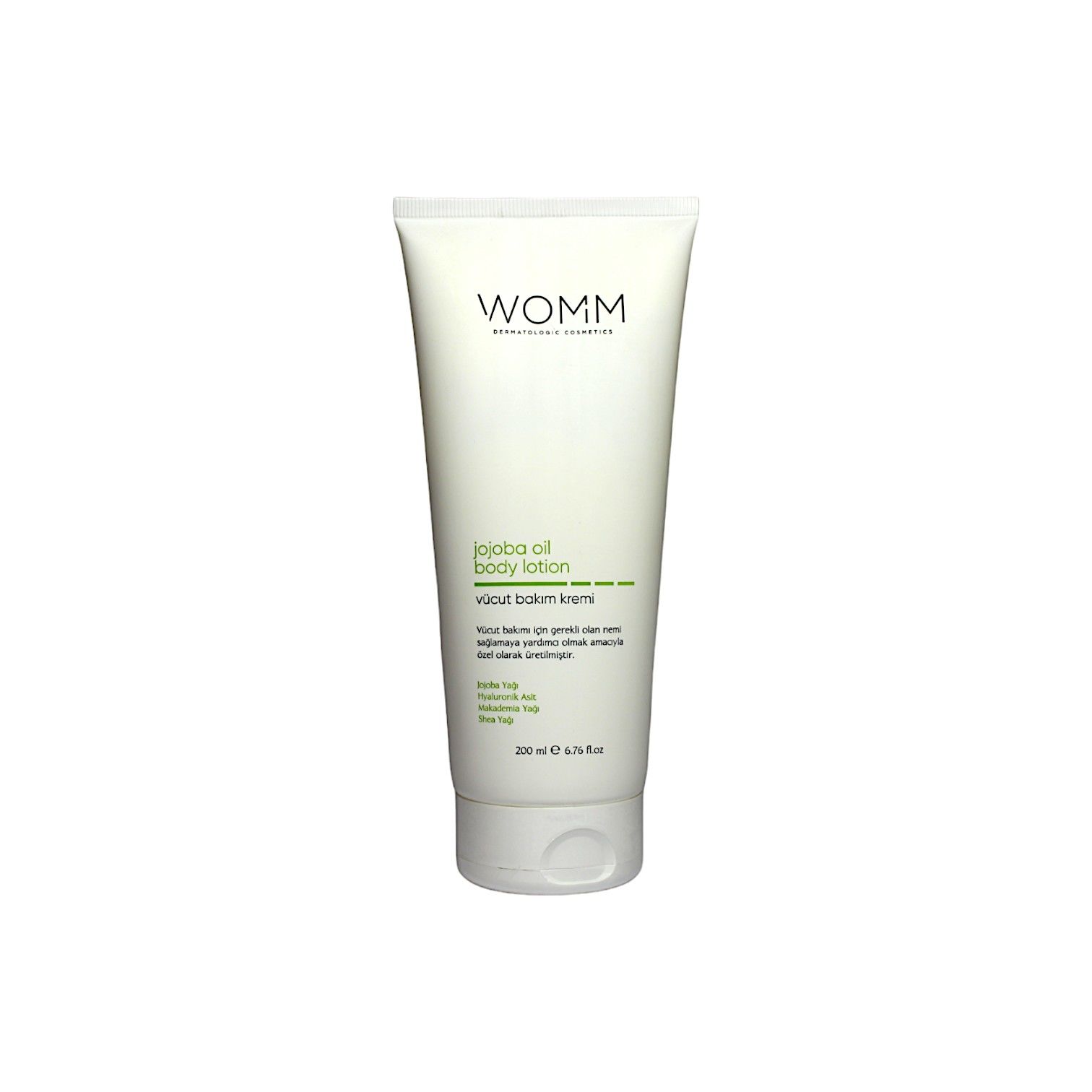 Womm Jojoba Yağı İçerikli Vücut Bakım Kremi 200 mL