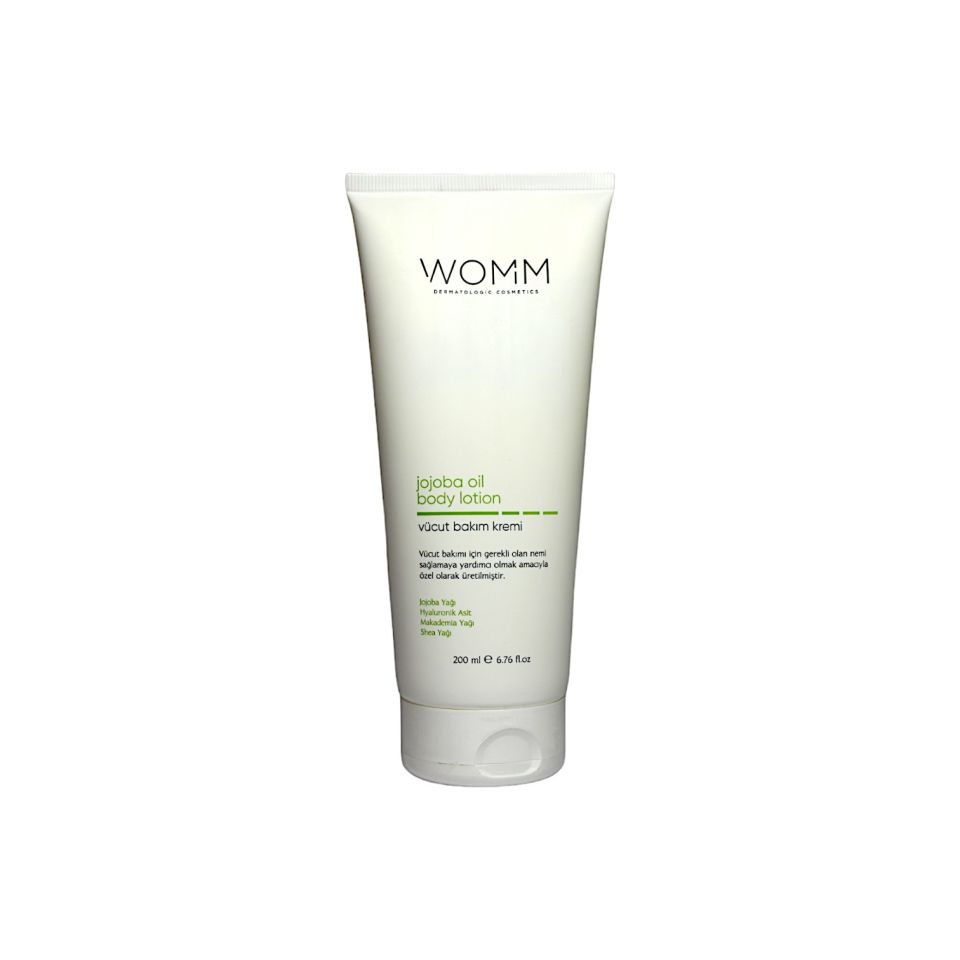 Womm Jojoba Yağı İçerikli Vücut Bakım Kremi 200 mL