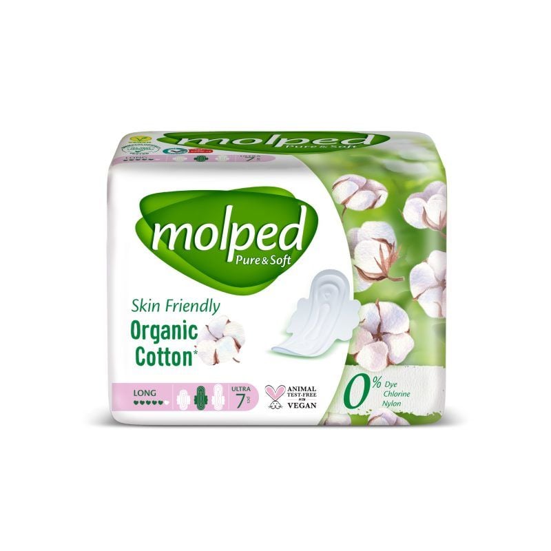 Molped Pure&Soft Hijyenik Ped Uzun 7li