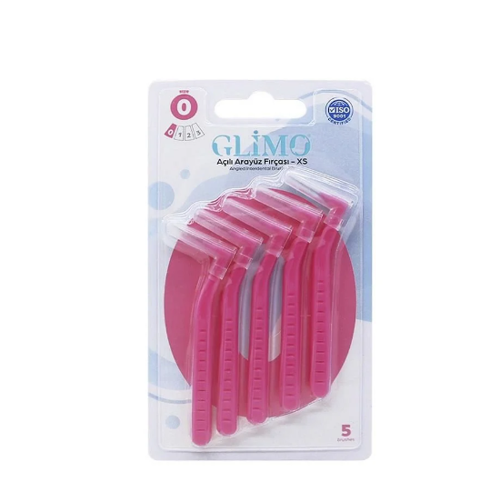 Glimo Açılı Arayüz Fırçası XS 5 Adet