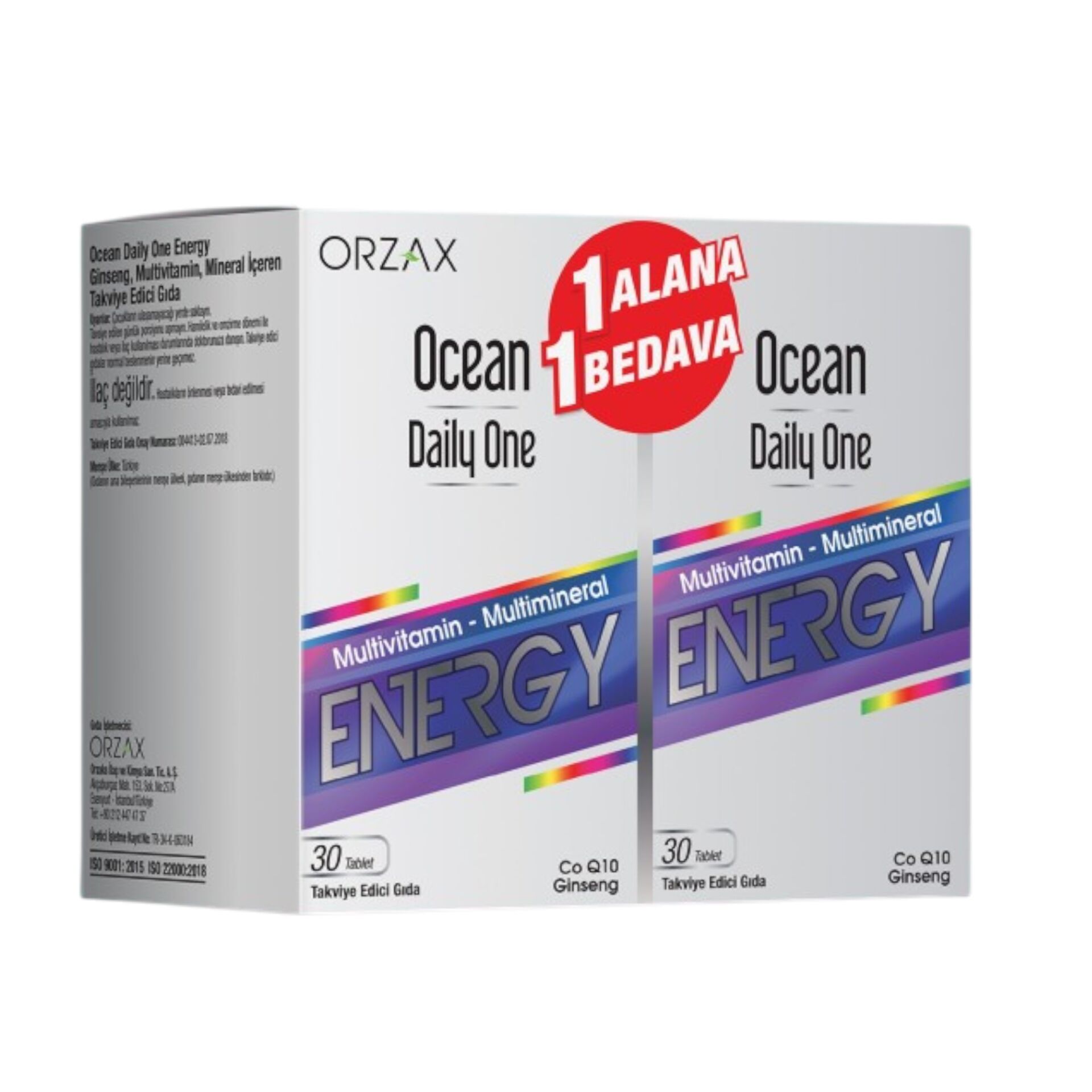Ocean Daily One Energy 30 Tablet 1 Alana 1 Bedava
