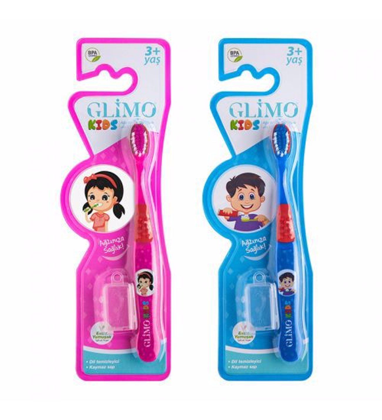 Glimo Kids Ağız Bakım Diş Fırçası 3+ yaş