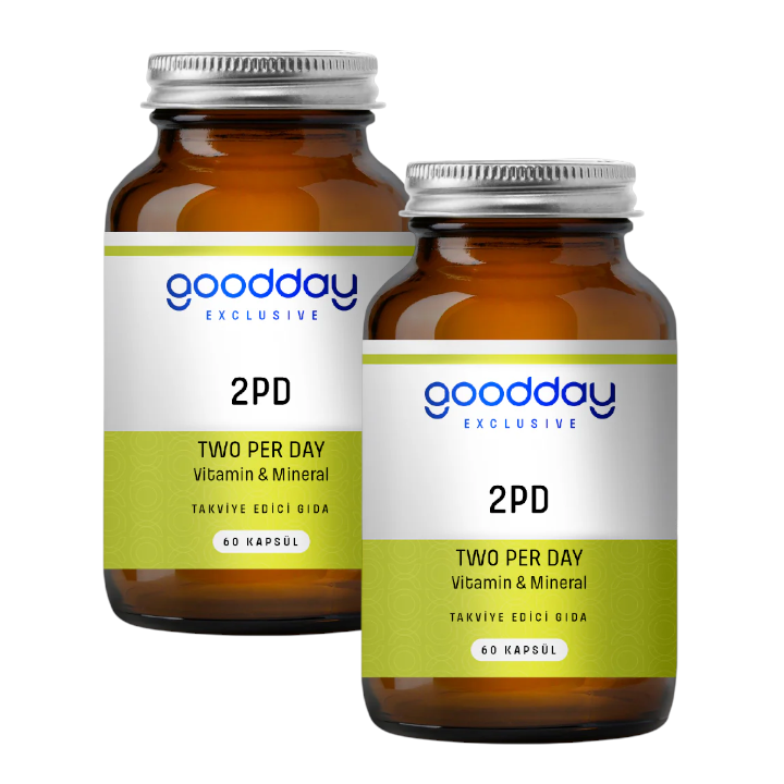Goodday 2PD Multivitamin 60 Kapsül 2 Kutu İndirimli