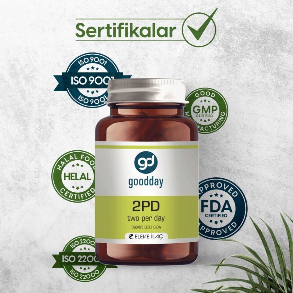 Goodday 2PD Multivitamin 60 Kapsül 3 Kutu İndirimli