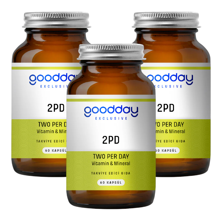 Goodday 2PD Multivitamin 60 Kapsül 3 Kutu İndirimli