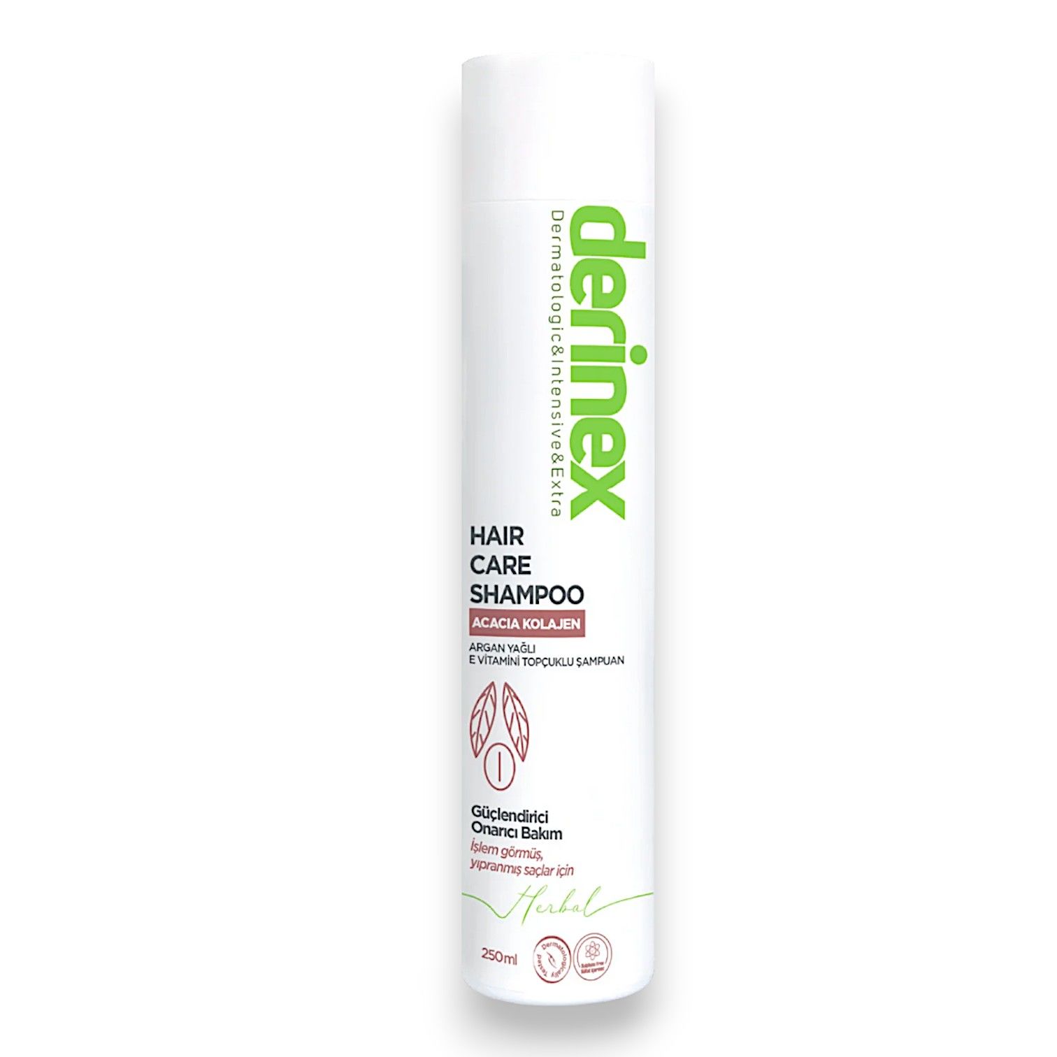 Derinex Argan Yağlı - Acacia (Bitkisel) Kolajen Saç Bakım Şampuanı 250 mL