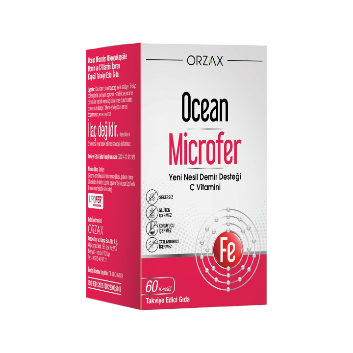 Ocean Microfer Yeni Nesil Demir 60 Kapsül