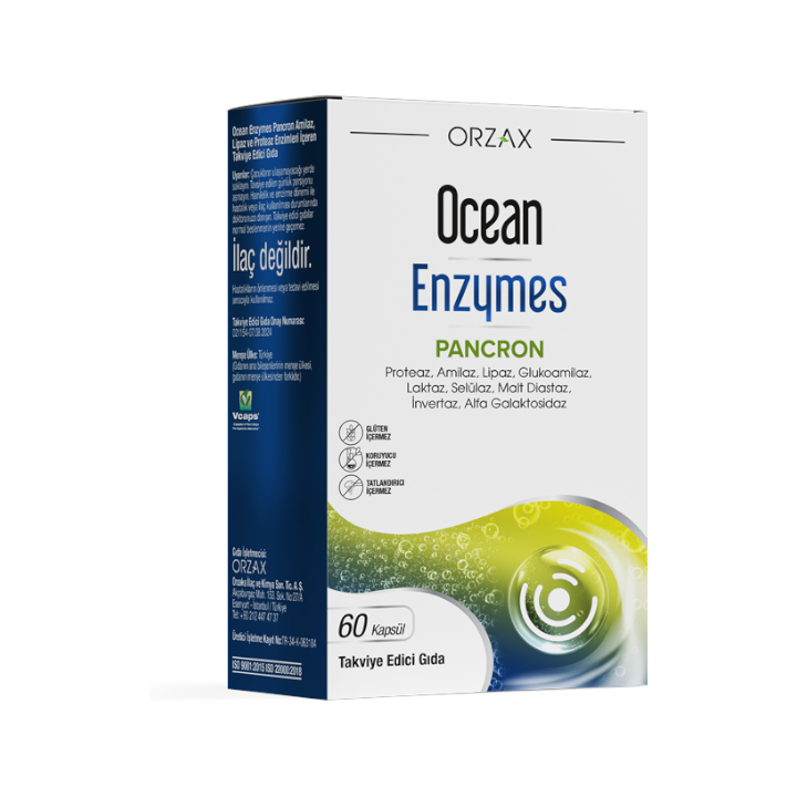 Ocean Enzymes Pancron 60 Kapsül