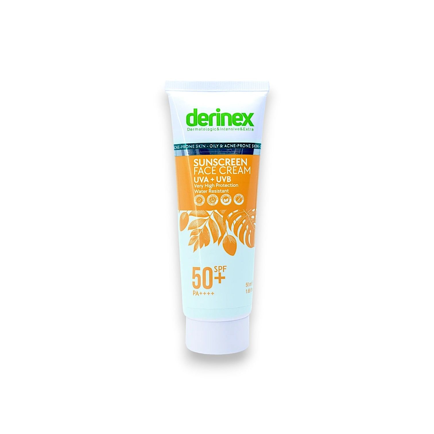 Derinex Yağlı ve Akneye Eğilimli Ciltler İçin Güneş Koruyucu Krem 50 mL