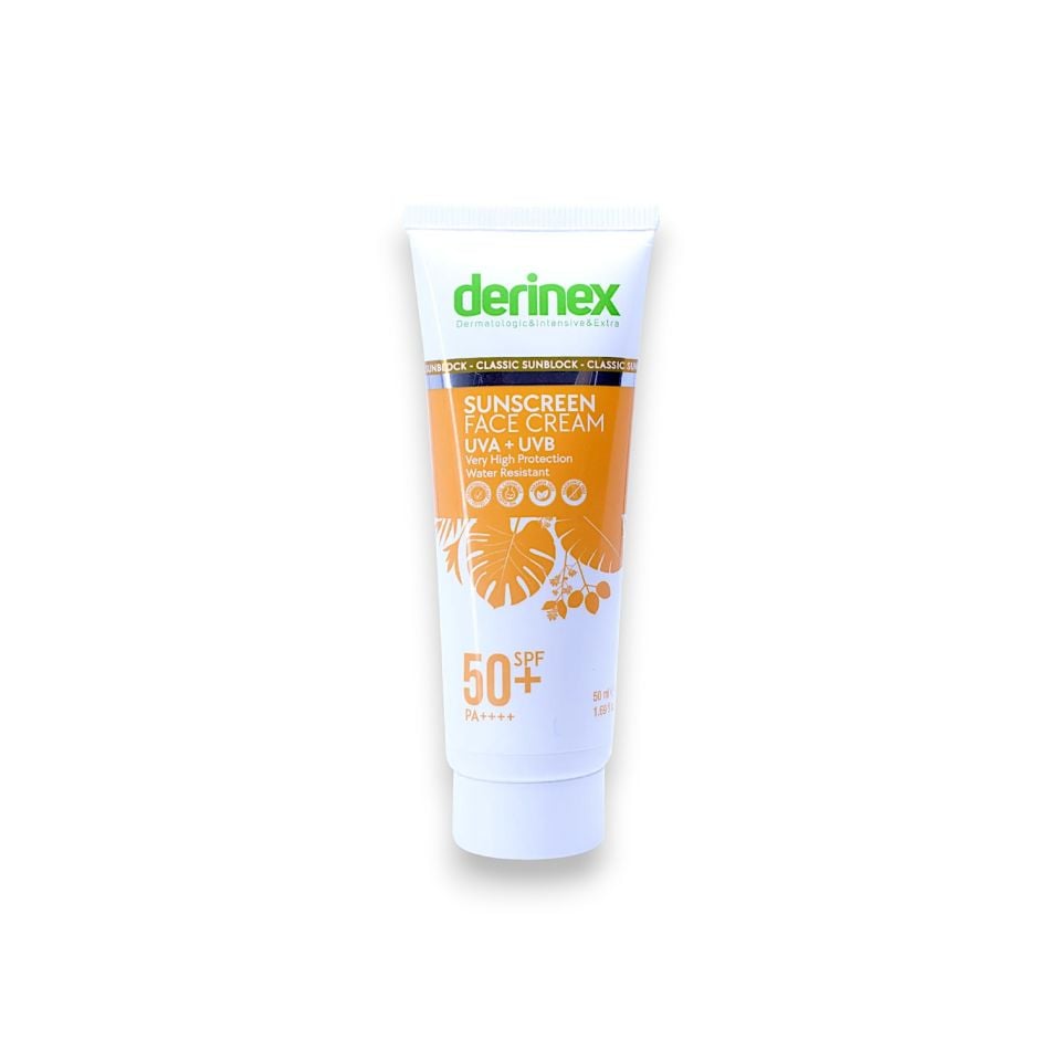 Derinex Tüm Ciltler İçin Güneş Koruyucu Krem 50 mL