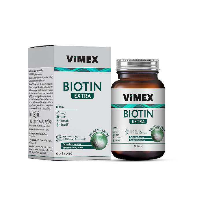 Vimex Biotin Extra 5 mg 60 Tablet