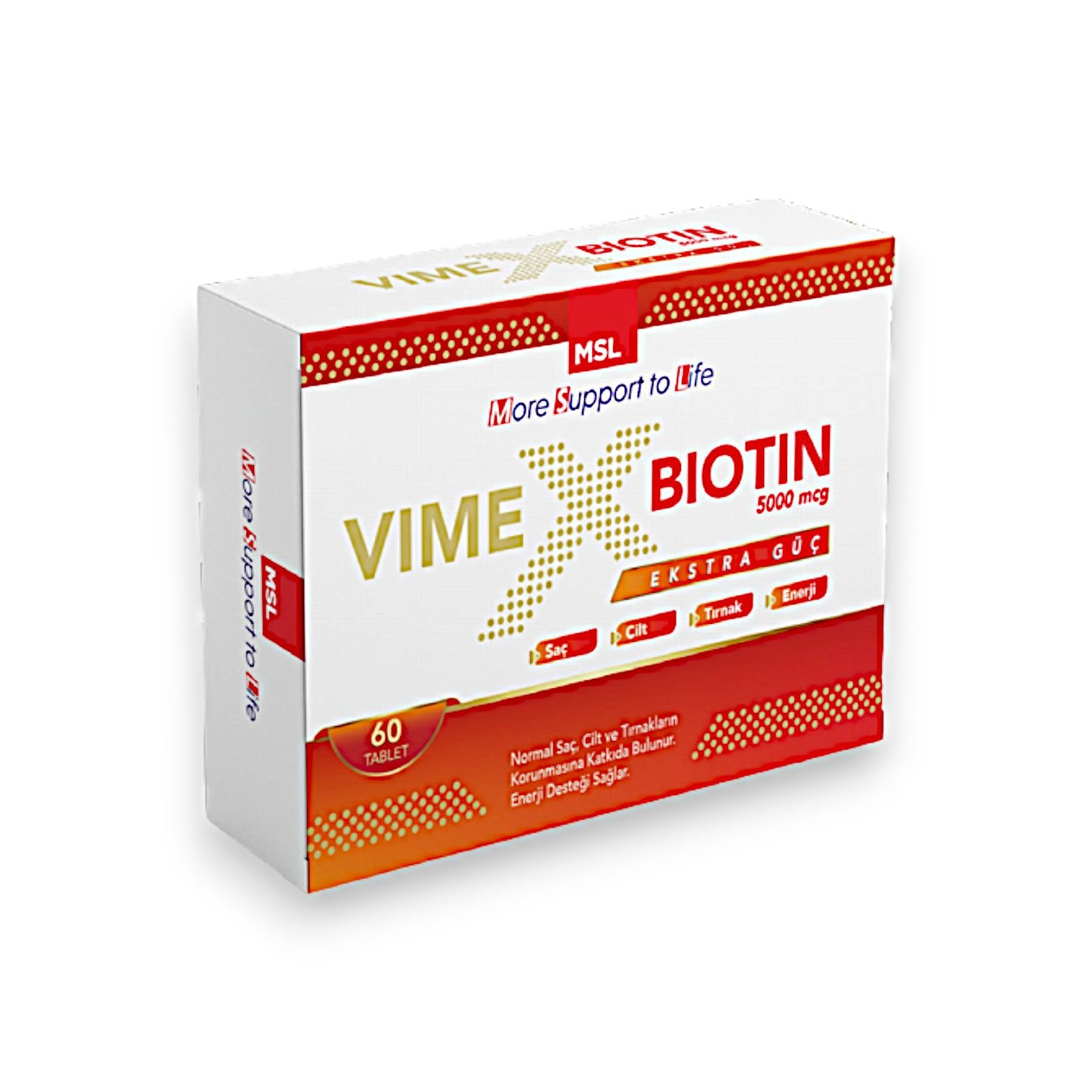 MSL Vimex Biotin 5 mg 60 Tablet