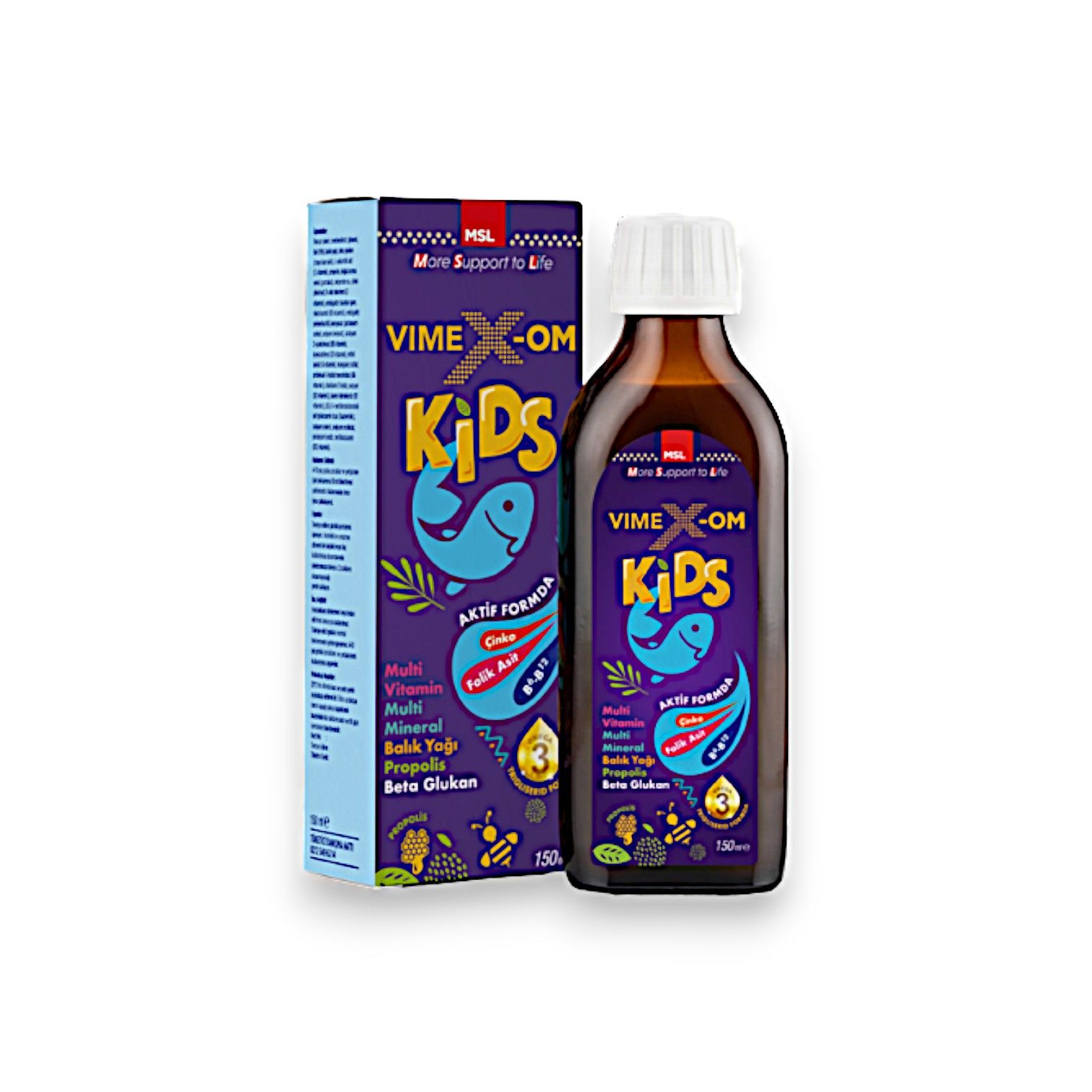 MSL Vimex-Om Kids Şurup 150 mL