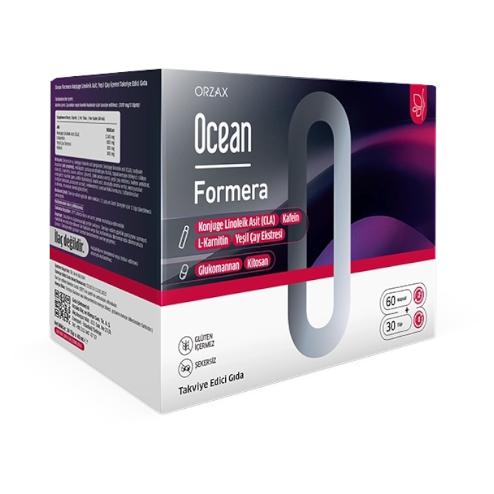 Ocean Formera L-Karnitin 30 Tüp + Glukomannan 60 Kapsül