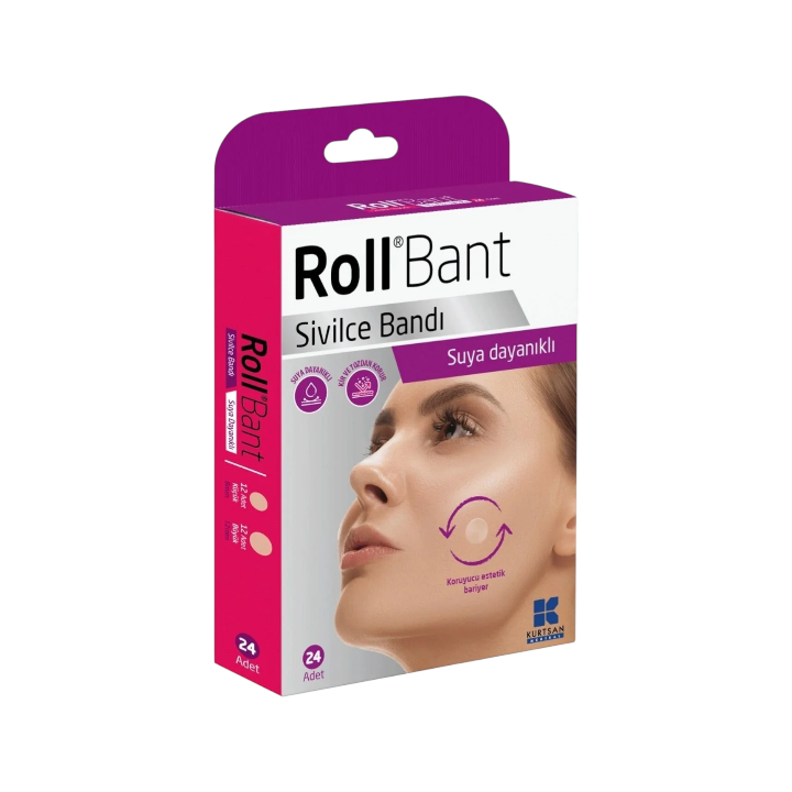 Roll Bant Sivilce Örtücü 24 Adet