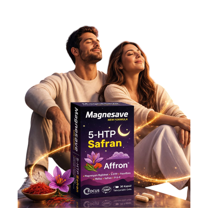 Magnesave 5-HTP Safran 30 Kapsül