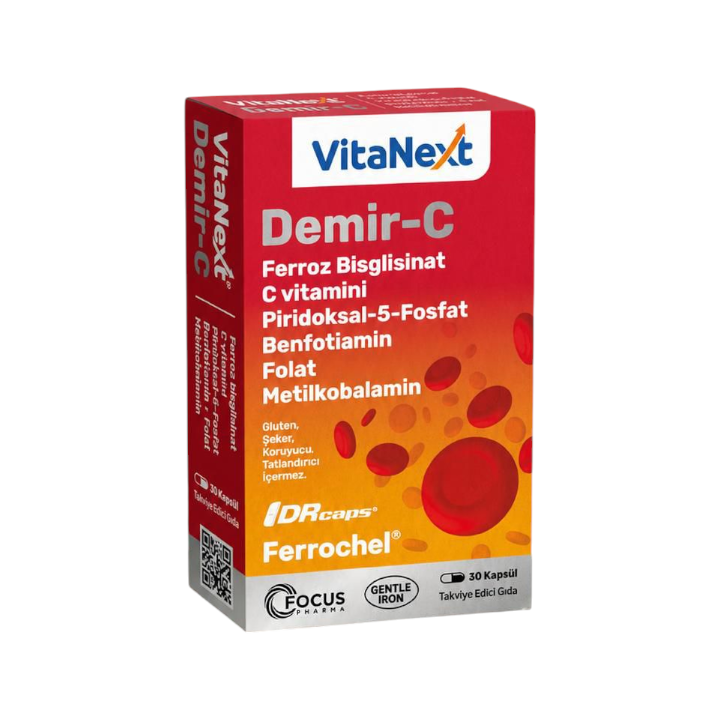 Vitanext Demir-C 30 Kapsül