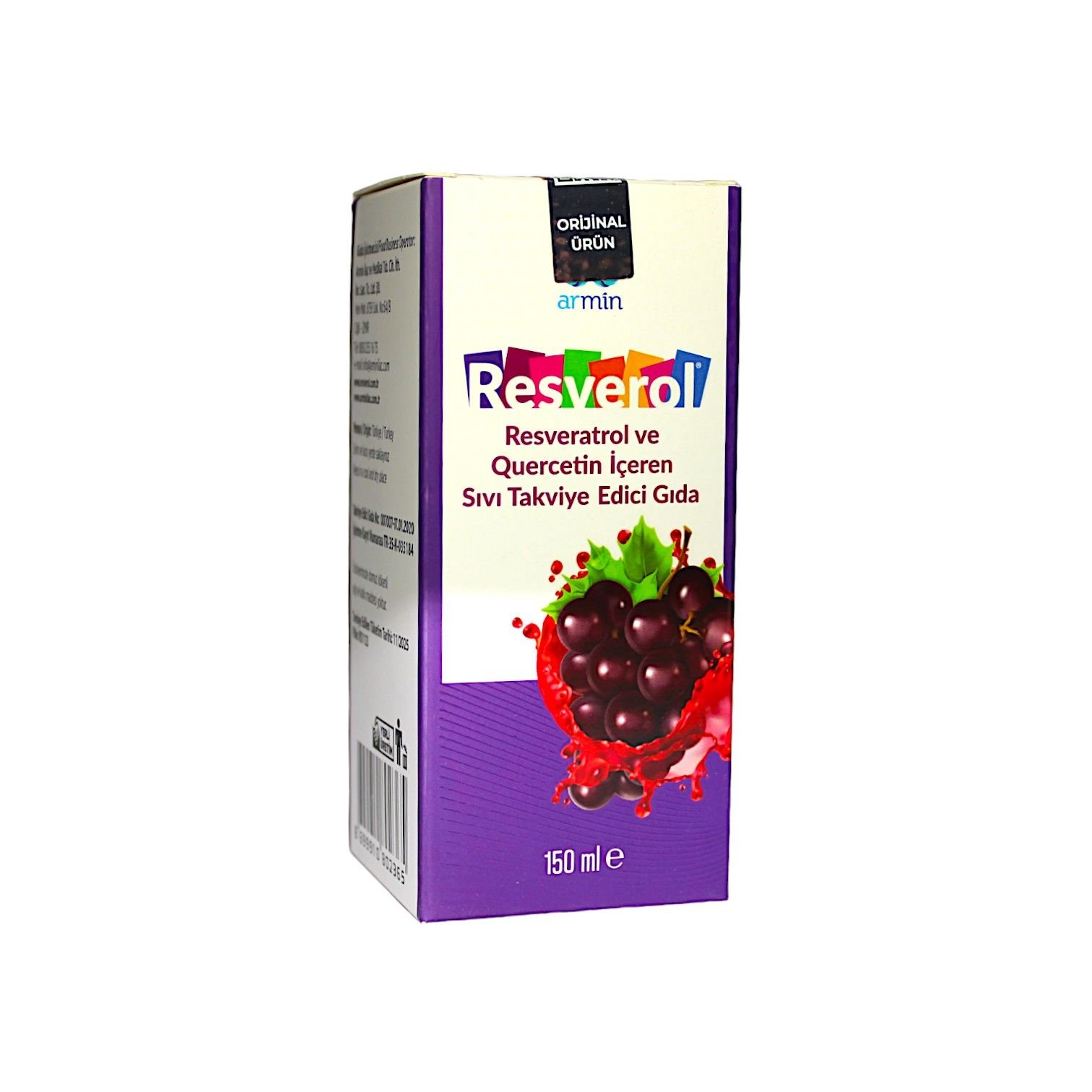 Armin Resverol Şurup 150 mL