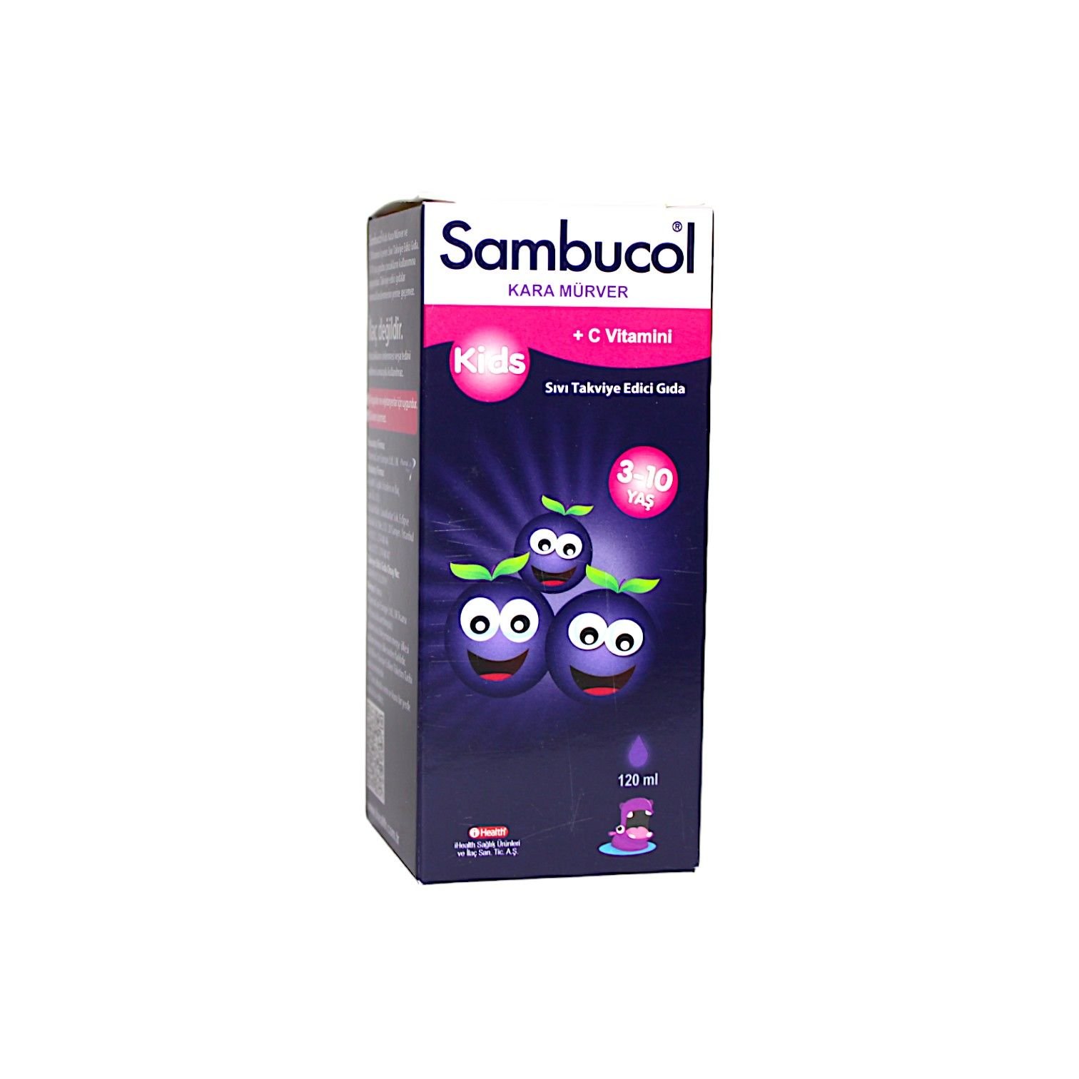 Sambucol Kids Karamürver İçeren Şurup 120 mL