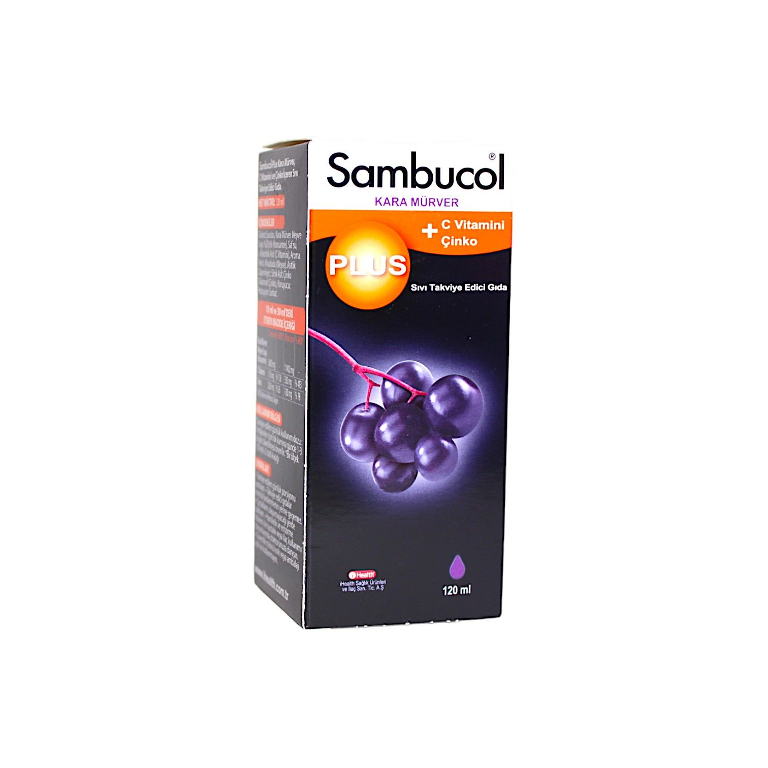 Sambucol Plus Karamürver İçeren Şurup 120 mL