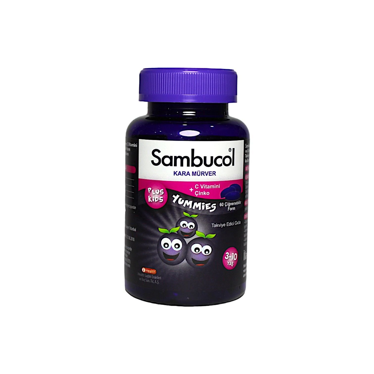 Sambucol Plus Kids Yummies 60 Çiğneme Tableti