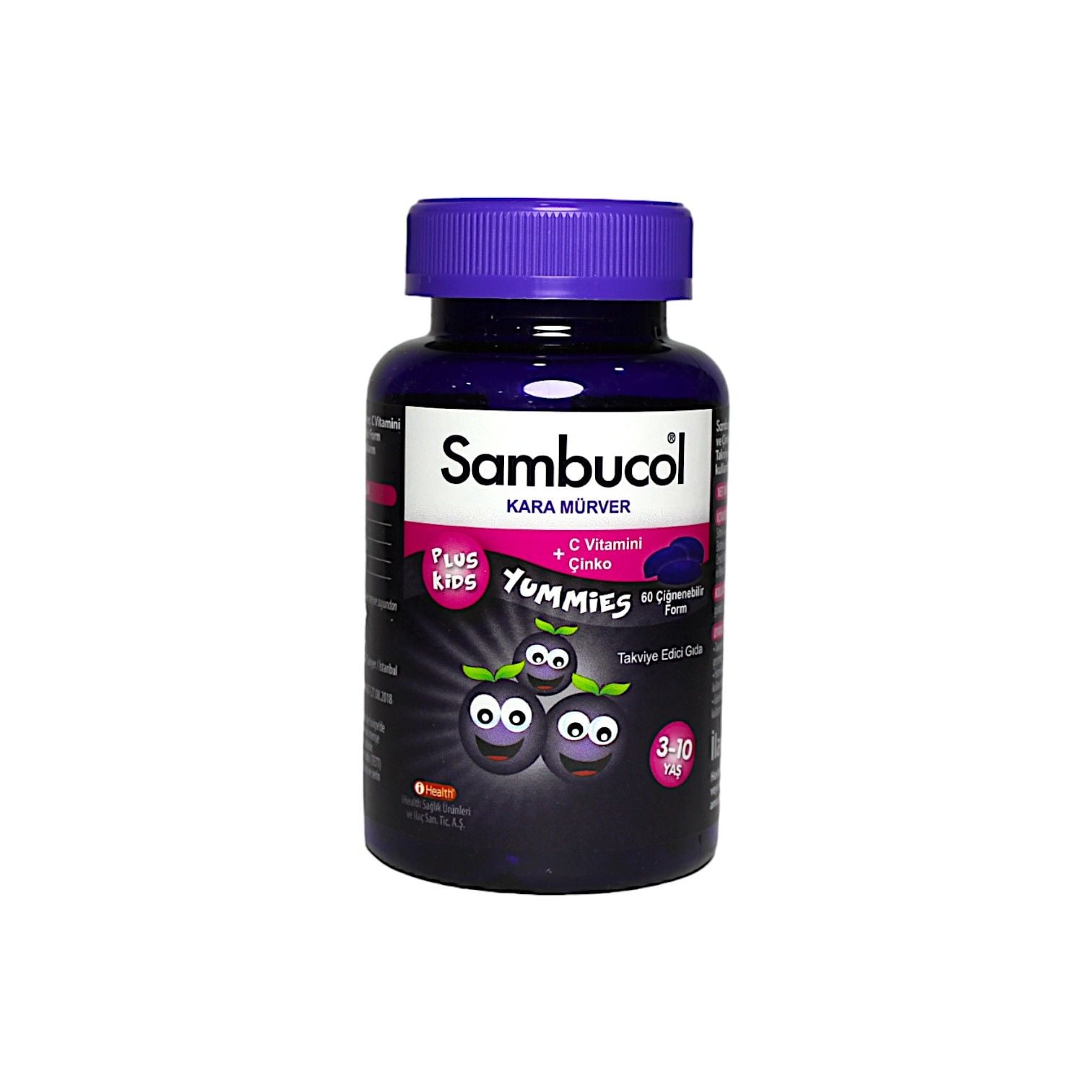Sambucol Plus Kids Yummies 60 Çiğneme Tableti