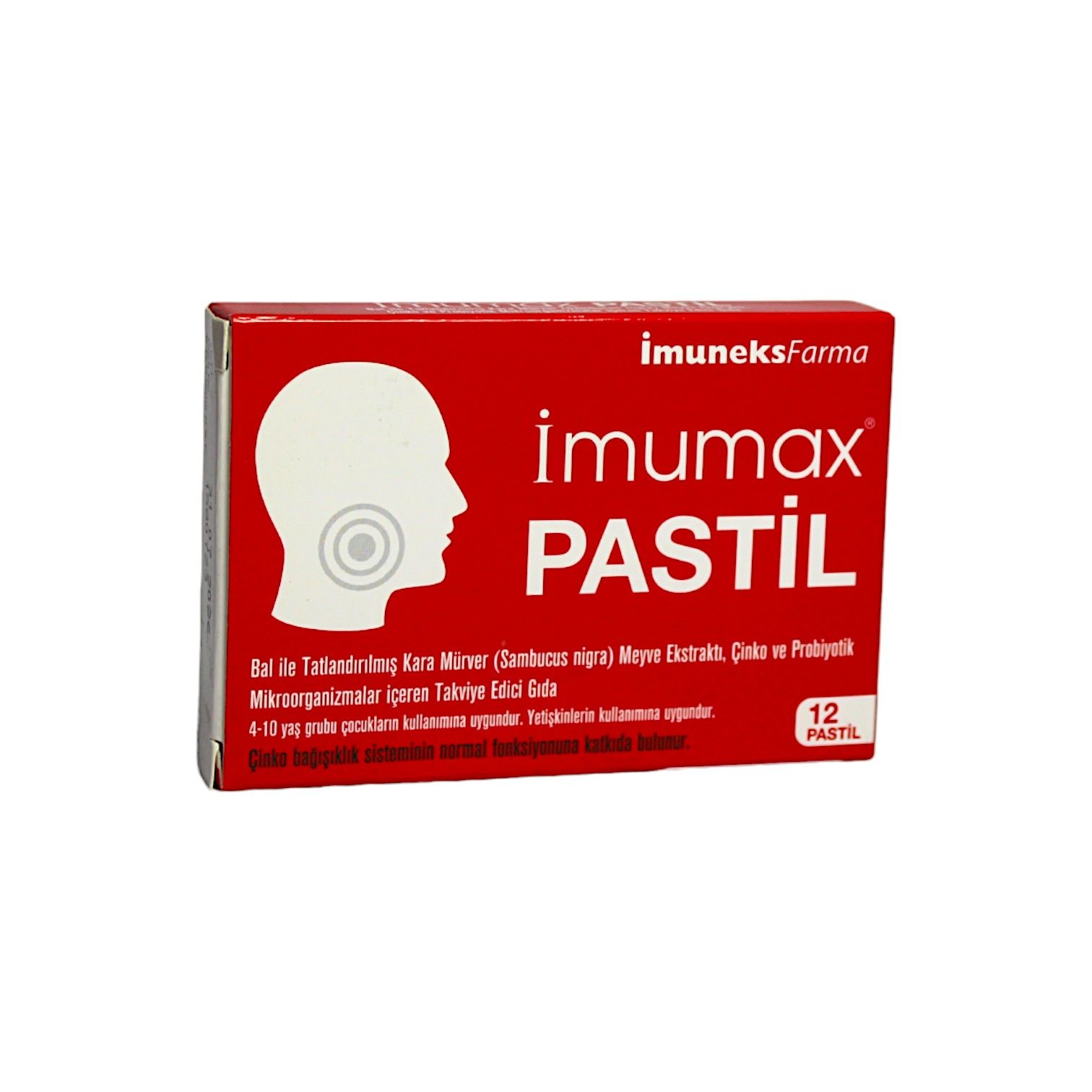 Imuneks Imumax Pastil 12 Adet
