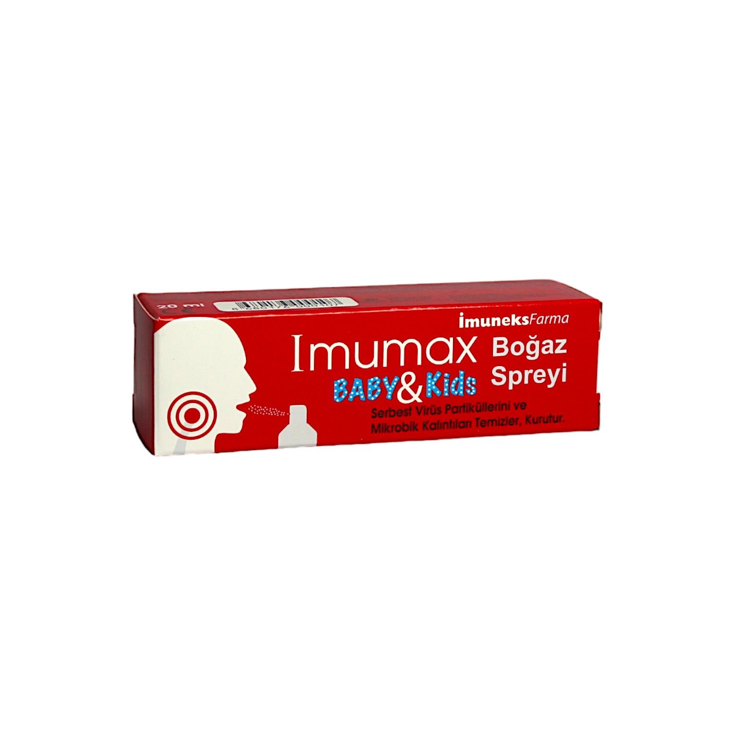 İmuneks İmumax Baby&Kids Boğaz Spreyi 20 mL