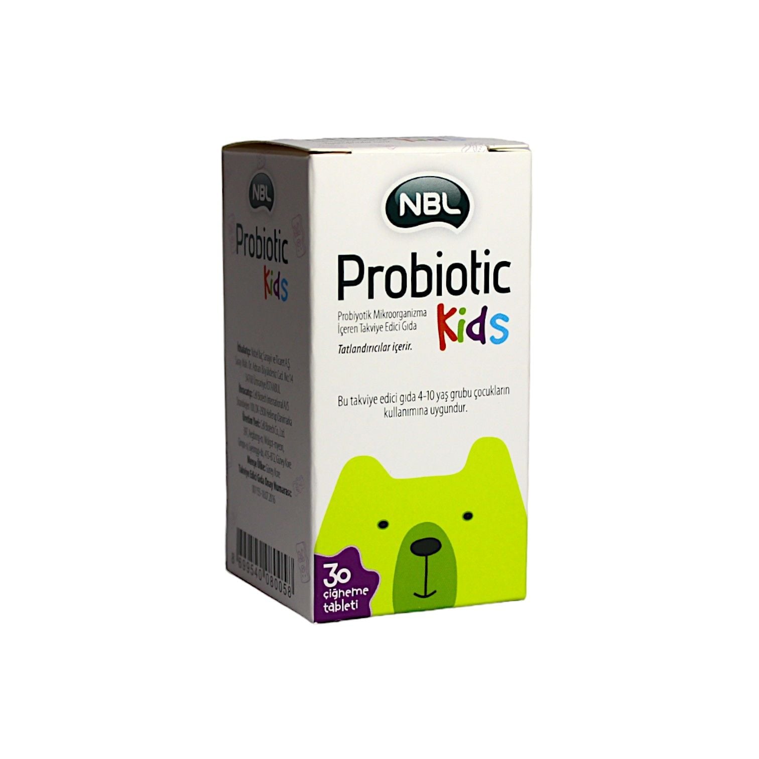 NBL Probiyotik Kids 30 Çiğneme Tableti